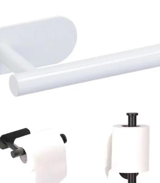 AG869C PORTE-PAPIER TOILETTE BLANC